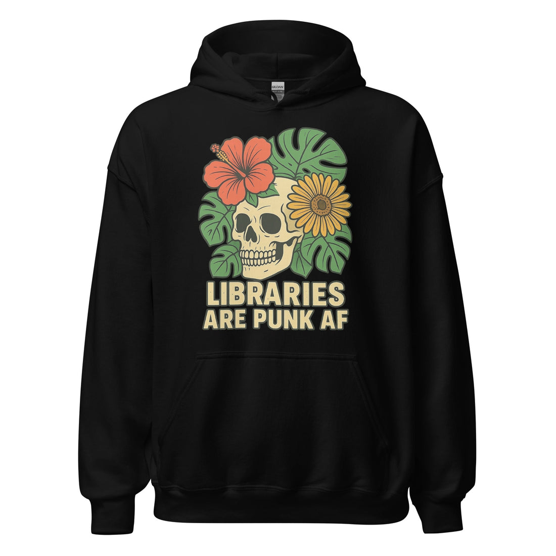 Libraries are Punk hoodie for Banned Books Week