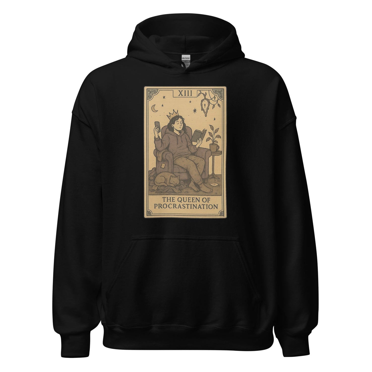 Queen of Procrastination hoodie, cover image for the Parenting Collection