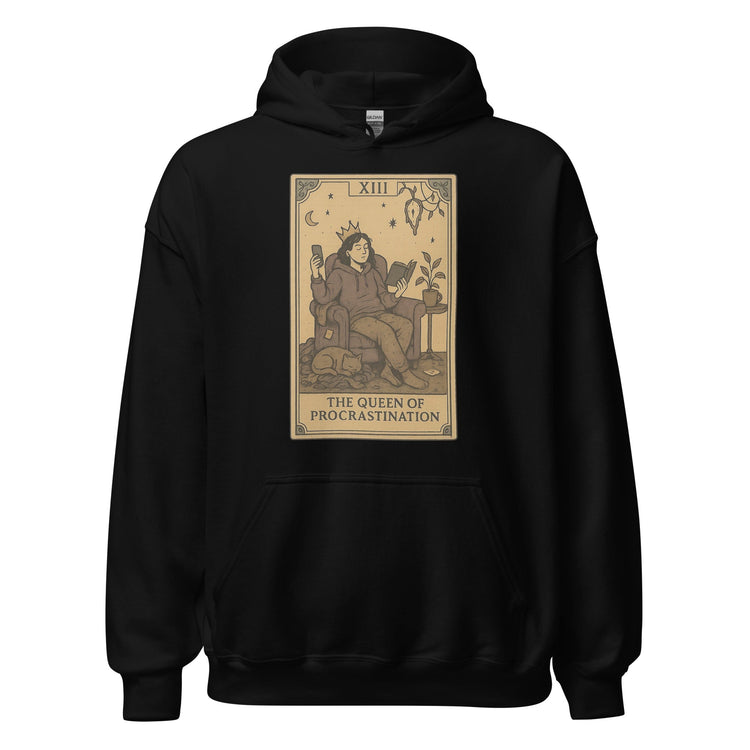 Queen of Procrastination hoodie, cover image for the Parenting Collection