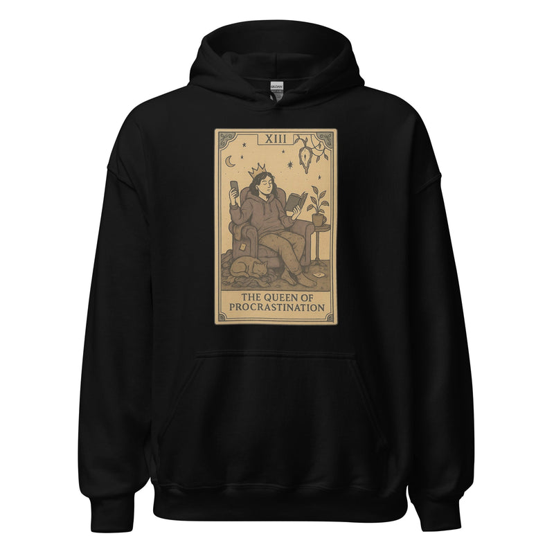 Queen of Procrastination hoodie, cover image for the Parenting Collection