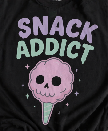 Snack Addict toddler tee lifestyle