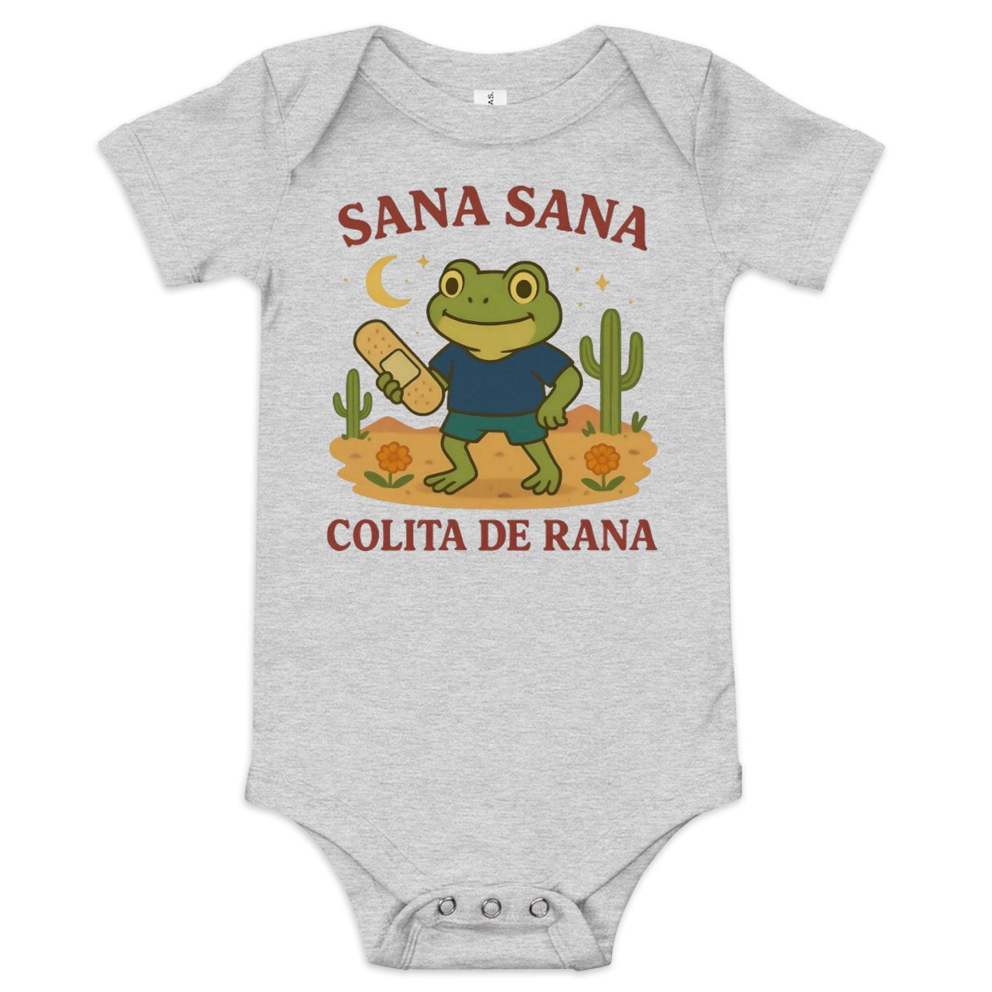 Sana Sana baby onesie athletic heather