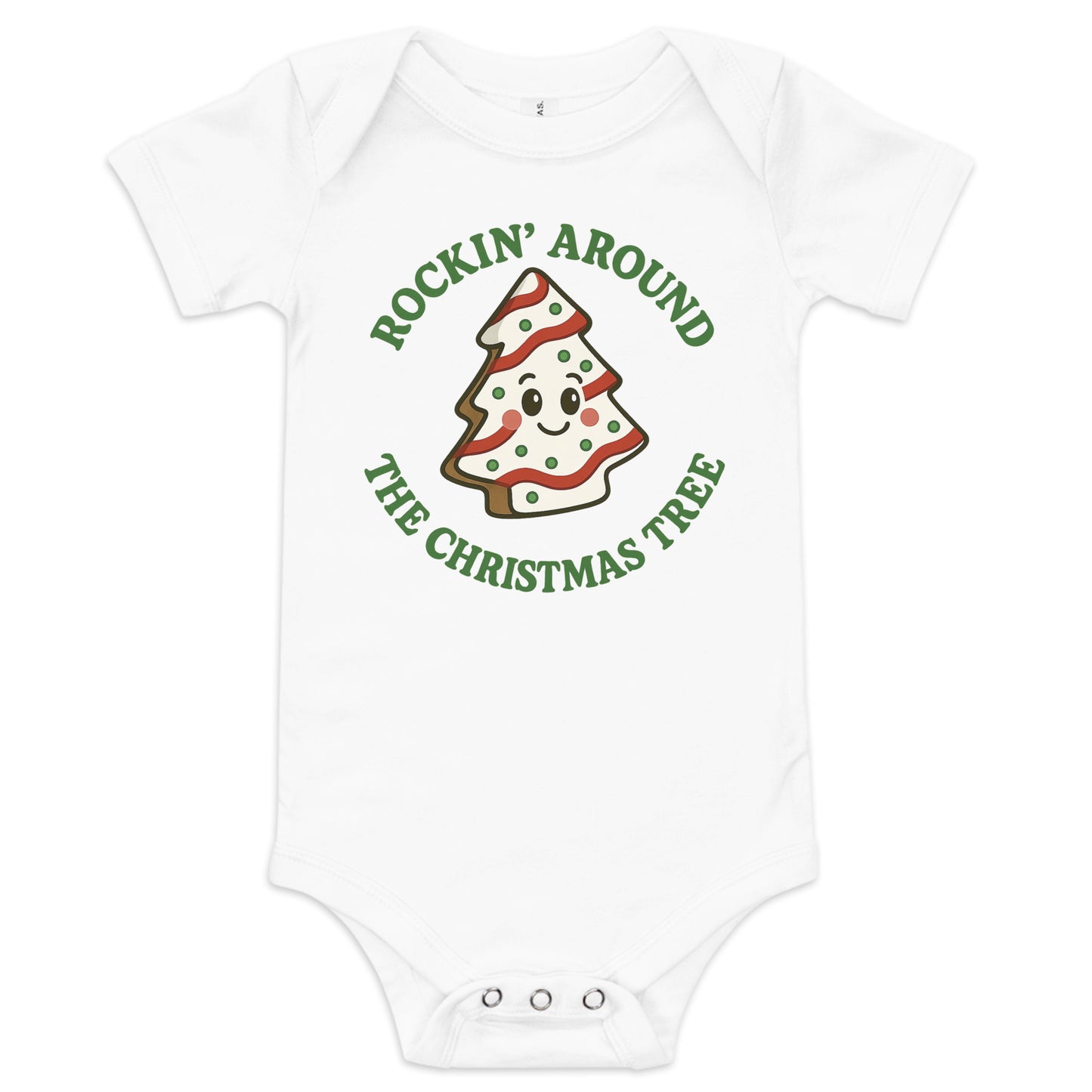 Cakes baby onesie white