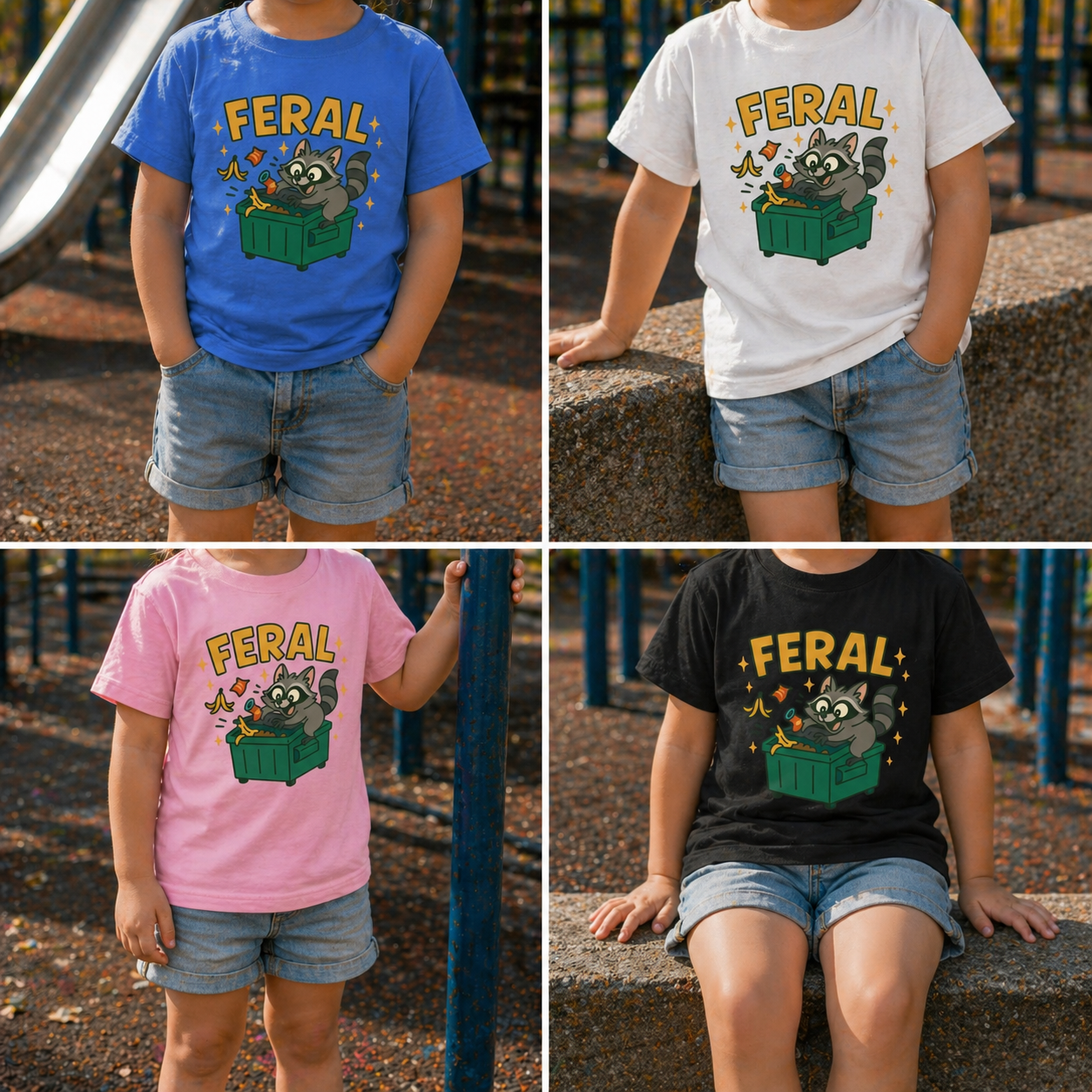 Feral toddler tee kids lifestyle