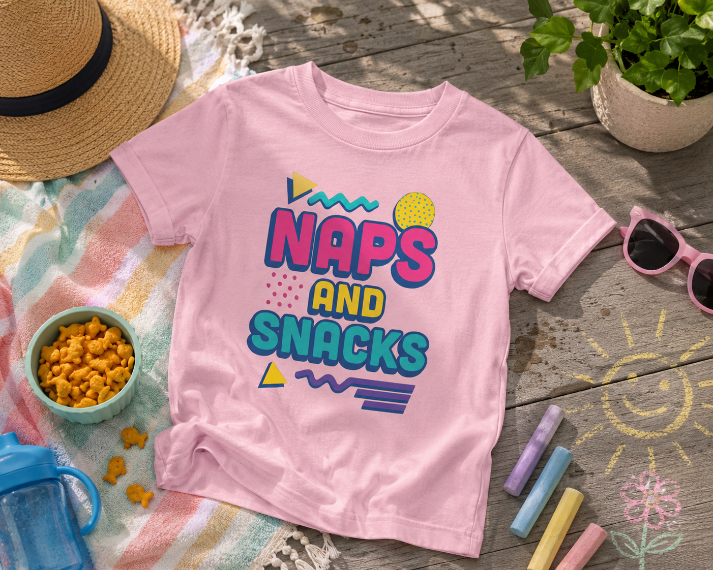 Naps & Snacks — Toddler Tee