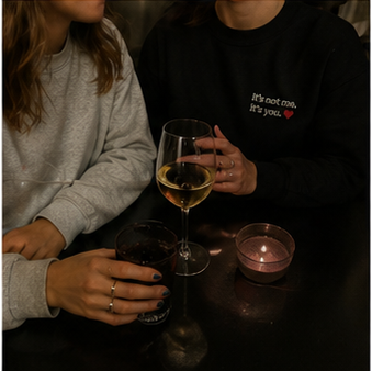 It's Not Me — Embroidered Crewneck