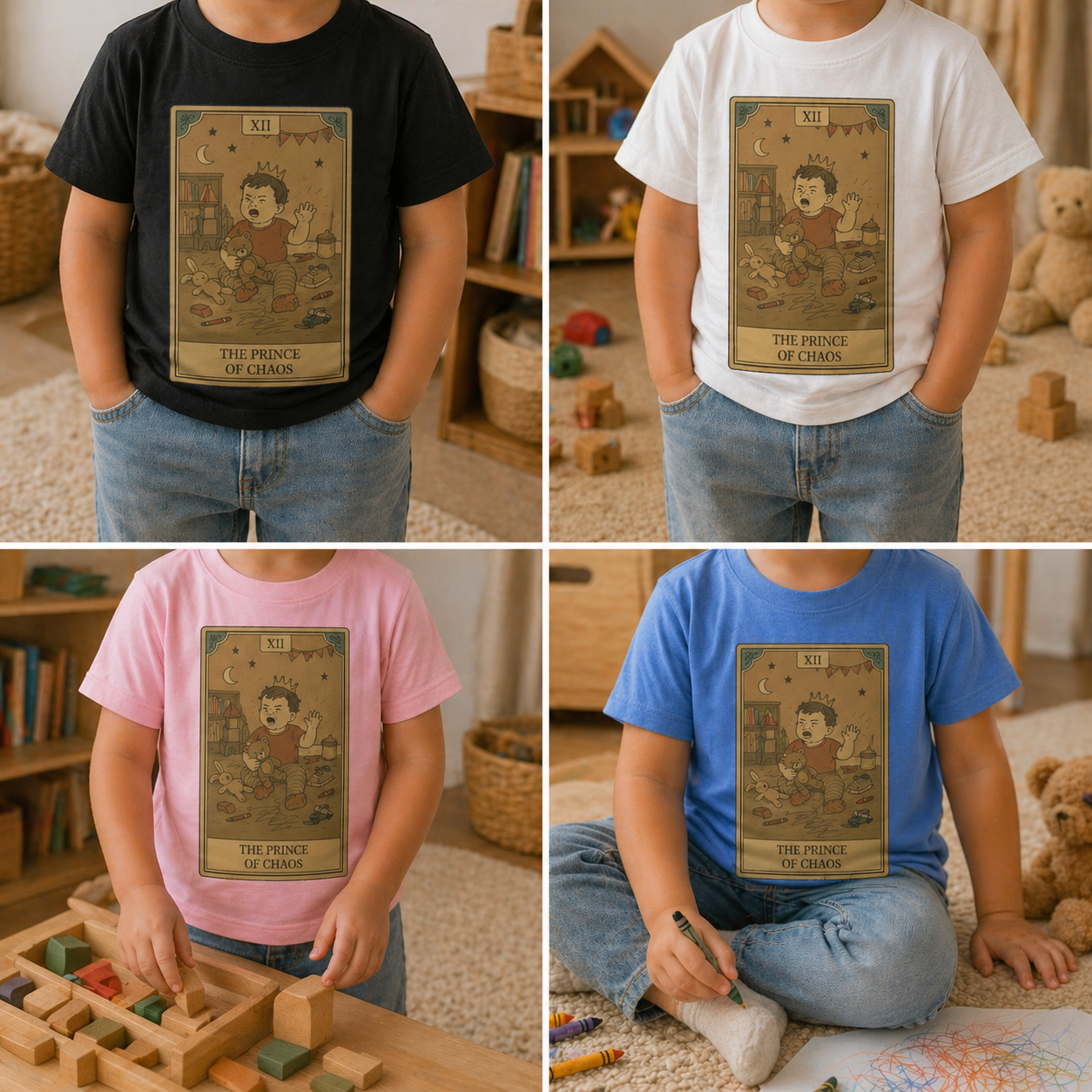 Prince of Chaos toddler tee kids lifestyle