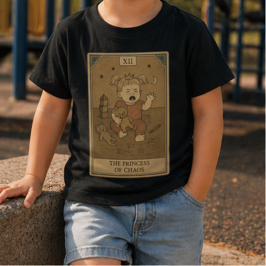 Princess of Chaos toddler tee lifestyle