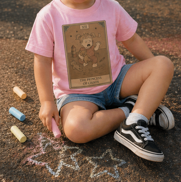 Princess of Chaos toddler tee lifestyle
