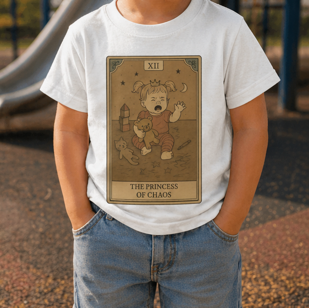 Princess of Chaos toddler tee lifestyle