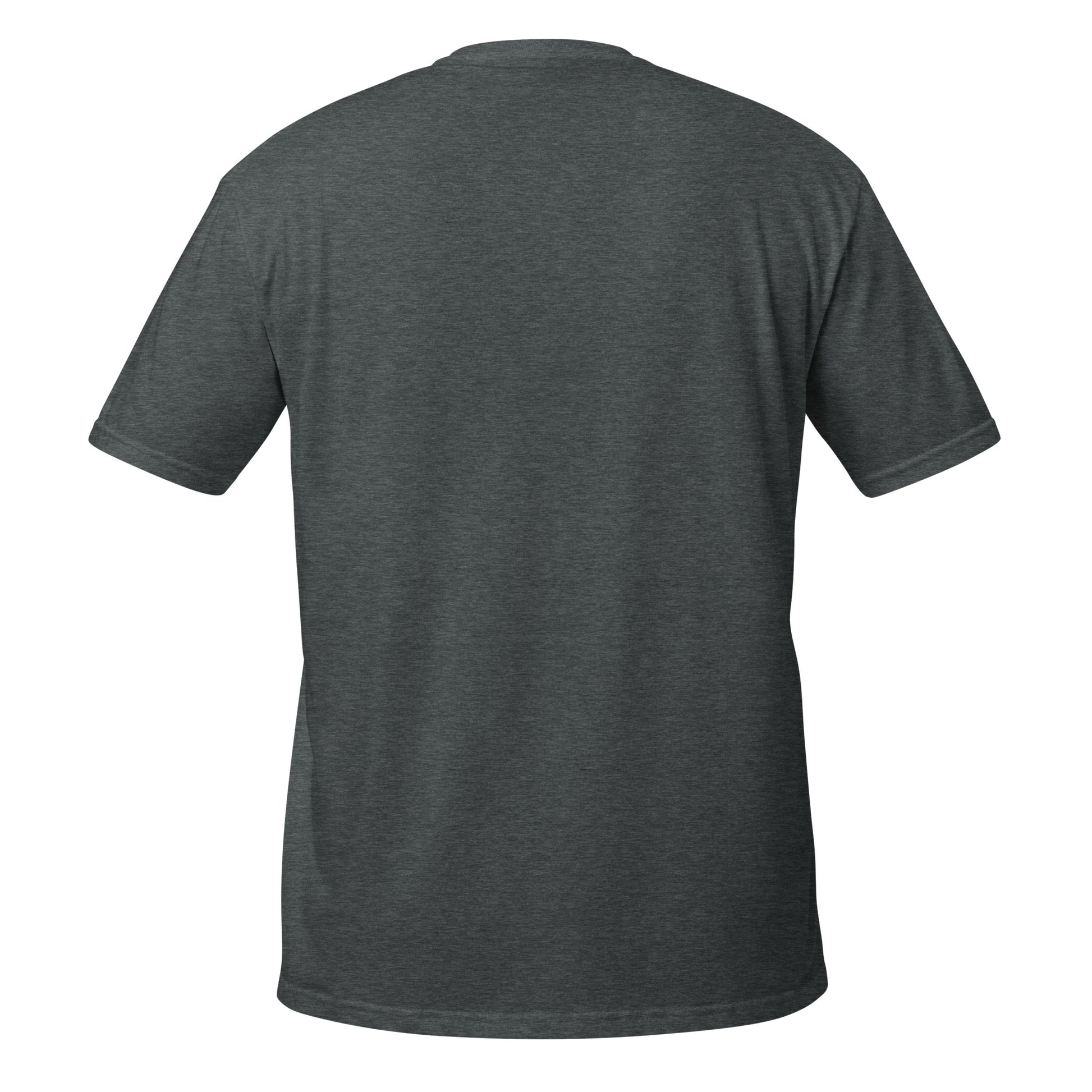 Mom Crew unisex tee dark heather back