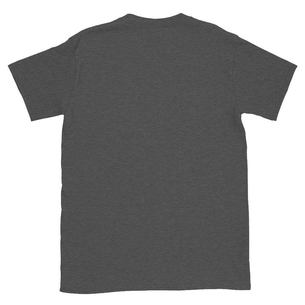 Book Club Era unisex tee dark heather grey back