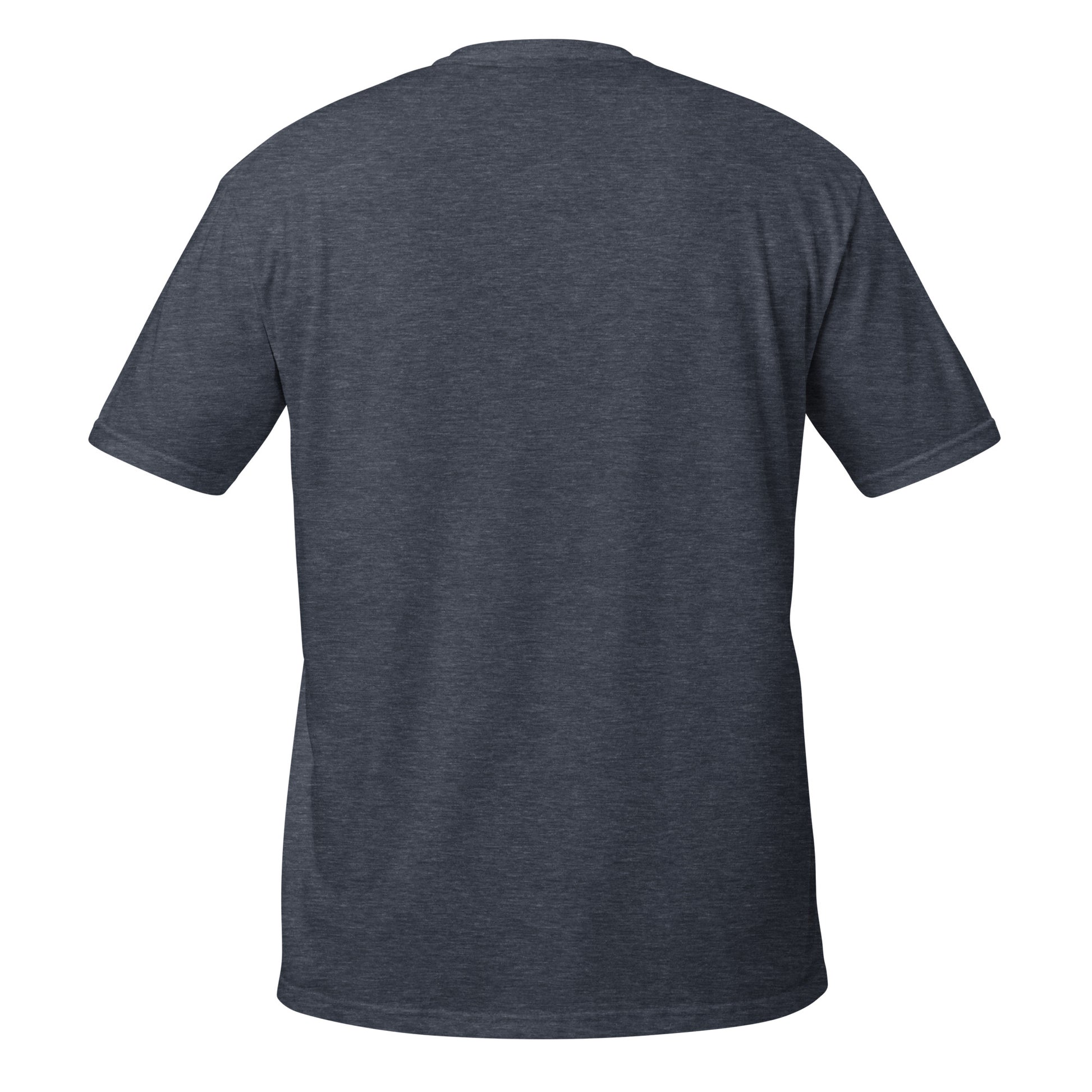 Mom Crew unisex tee heather navy back