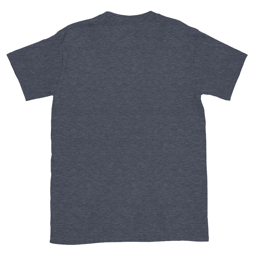 Book Club Era unisex tee heather navy back