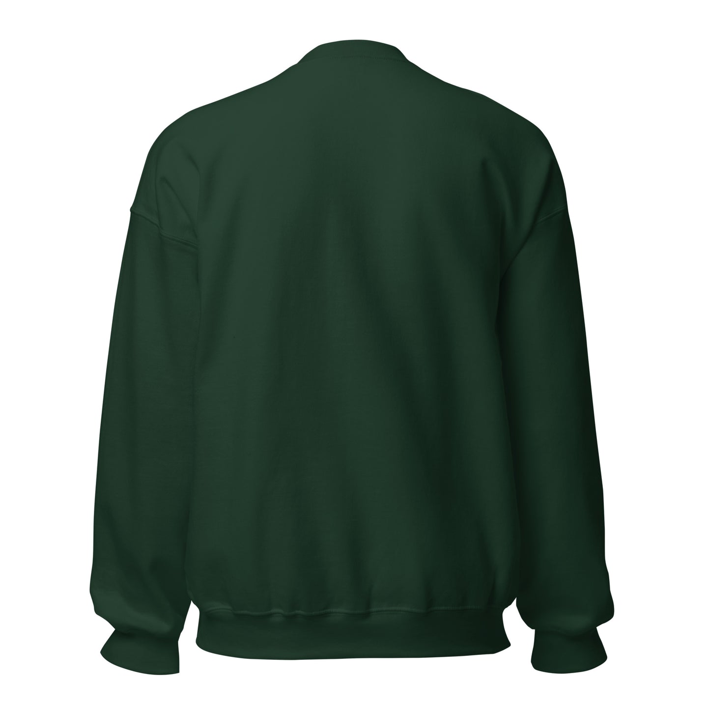 Mom Crew unisex crewneck forest green back