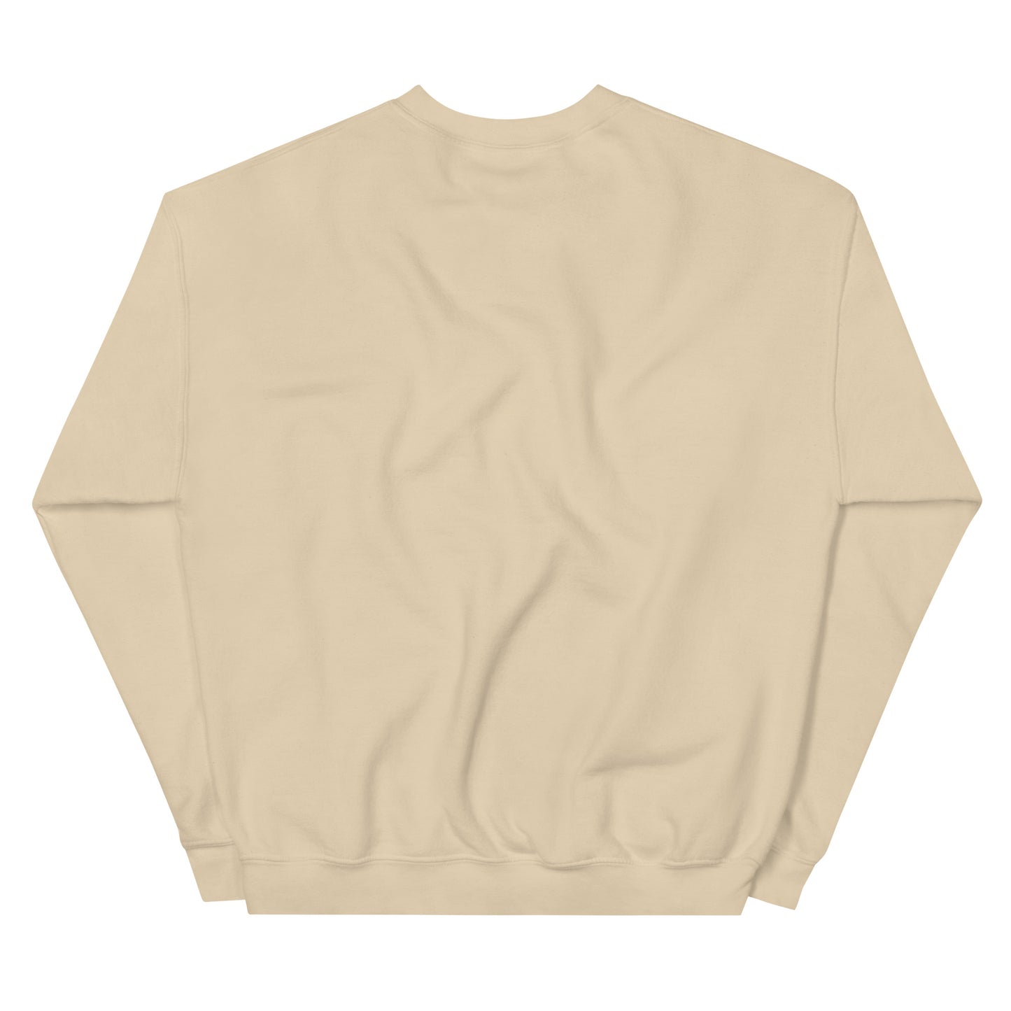 Just a Girl unisex crewneck sand back