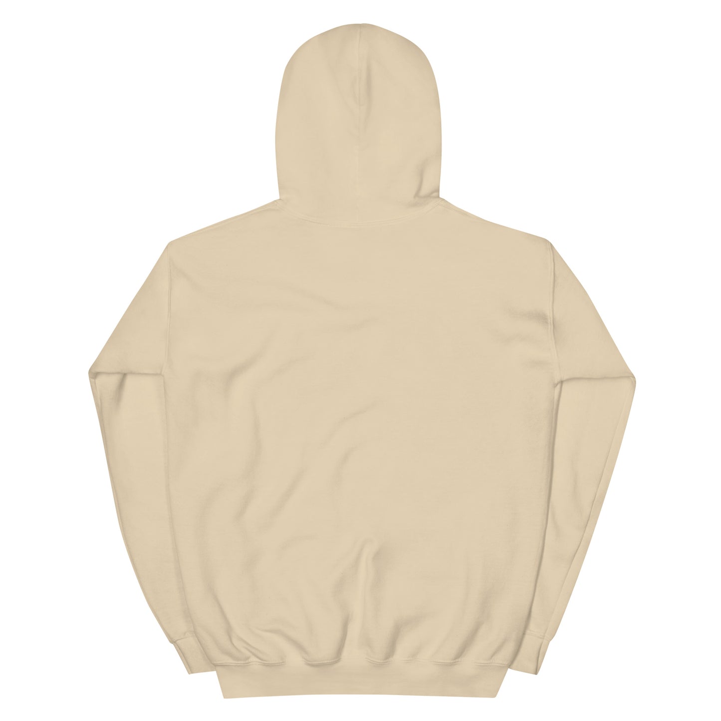 Just a Girl unisex hoodie sand back