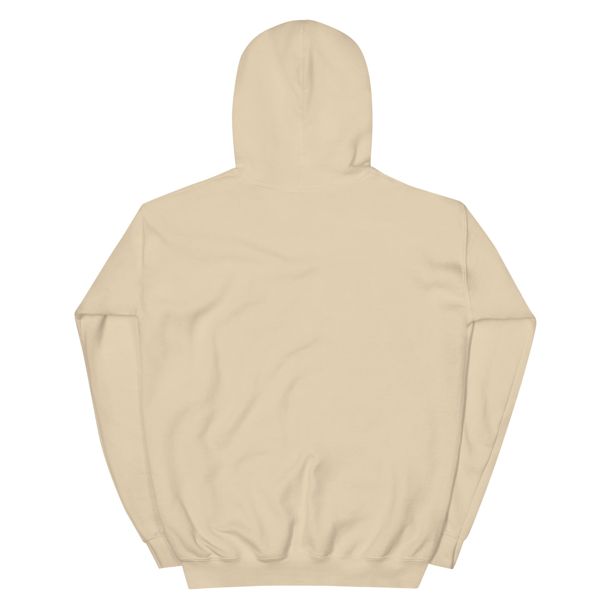 Just a Girl unisex hoodie sand back